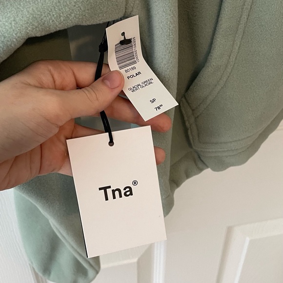 NEW TNA fleece zip up - Picture 3 of 4